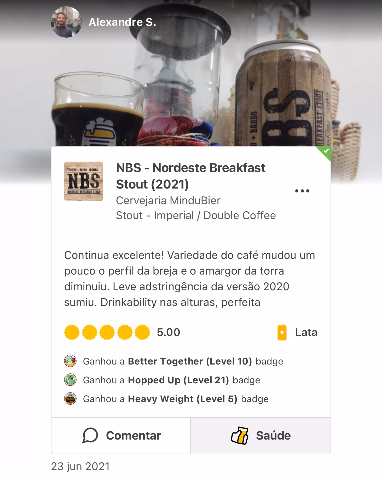 Depoimento de cliente MinduBier