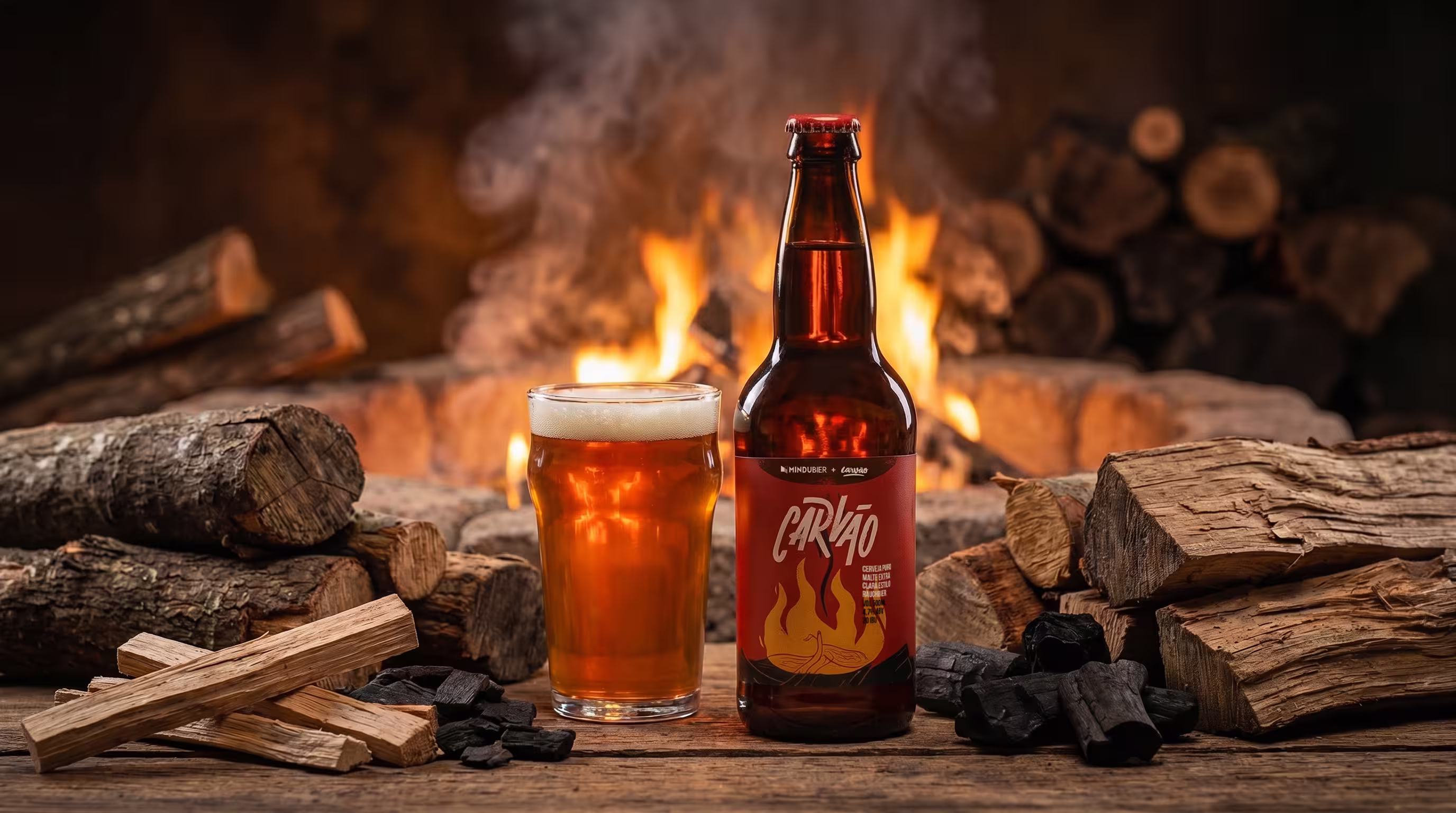 Rótulo de Carvão — Rauchbier