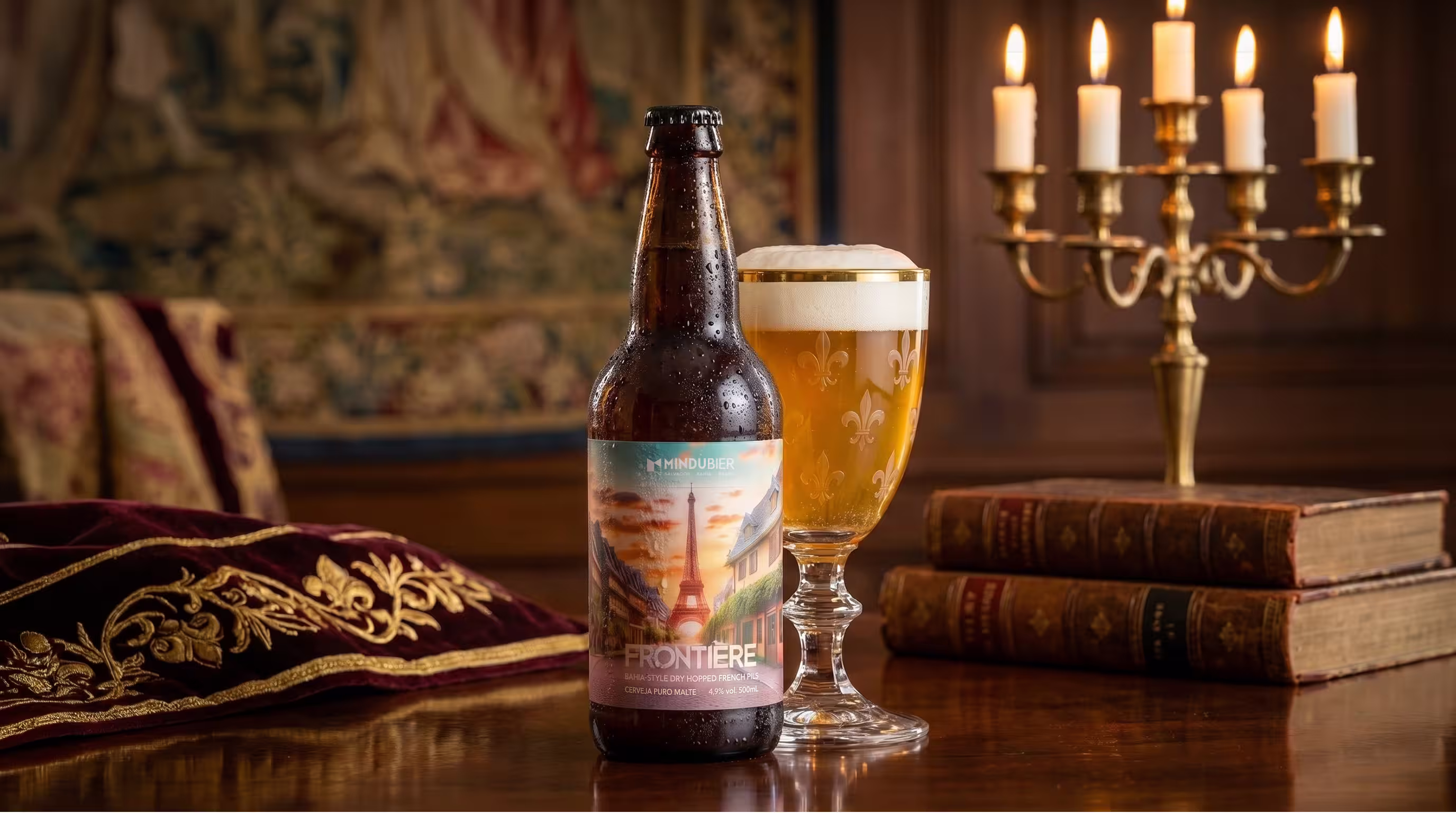 Rótulo de Frontière — French Pils