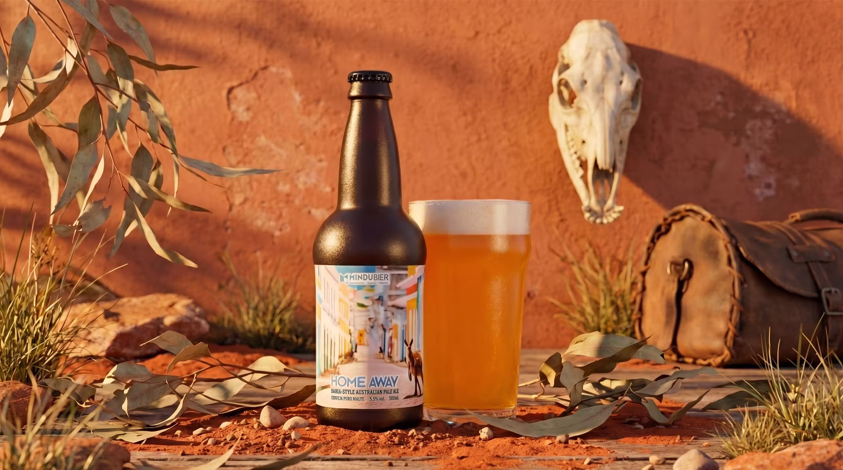 Rótulo de Home Away — Australian Pale Ale
