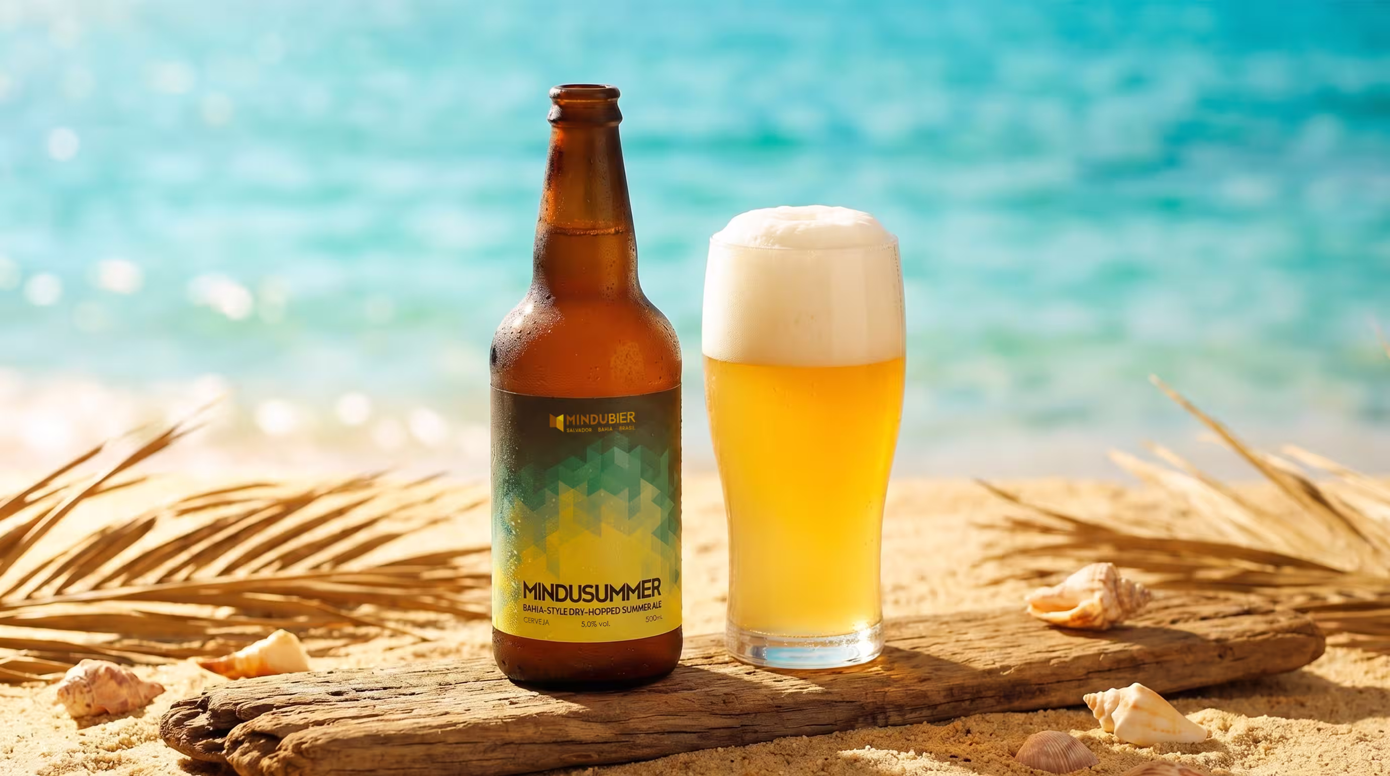 Rótulo de MinduSummer — Dry Hopped Summer Ale