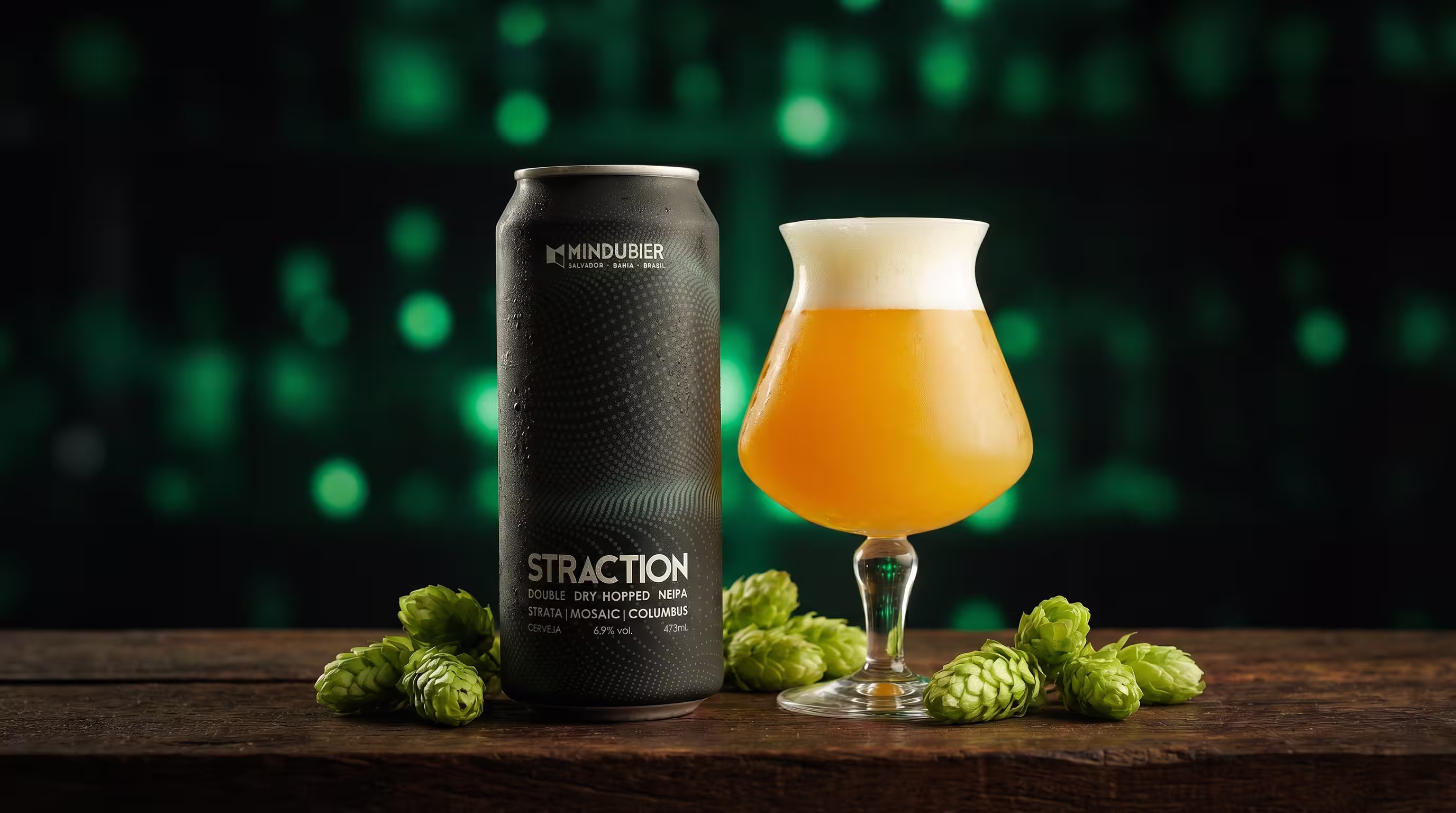Rótulo de Straction — Hazy IPA