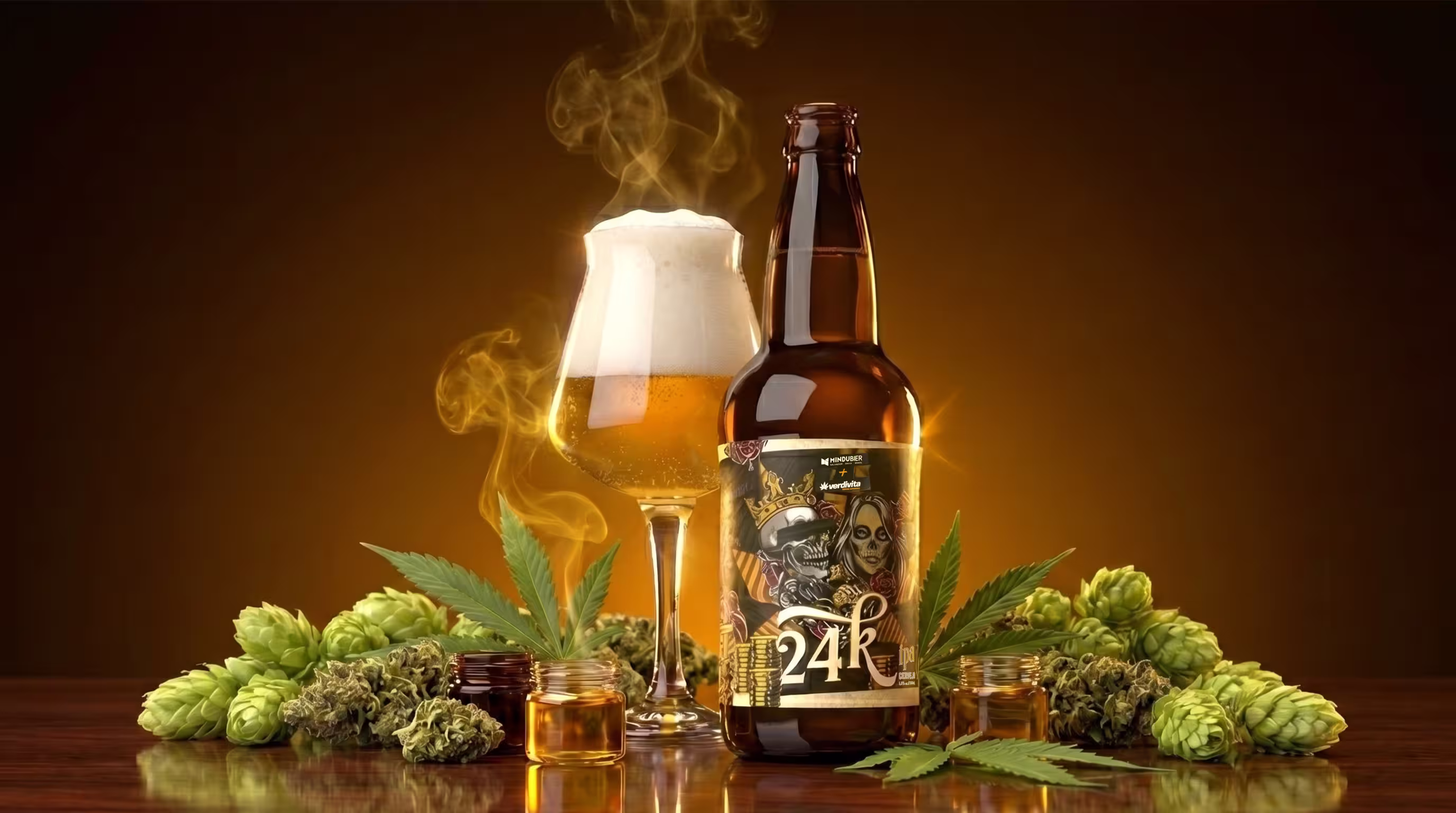 Rótulo de 24k Gold — American IPA com Terpenos
