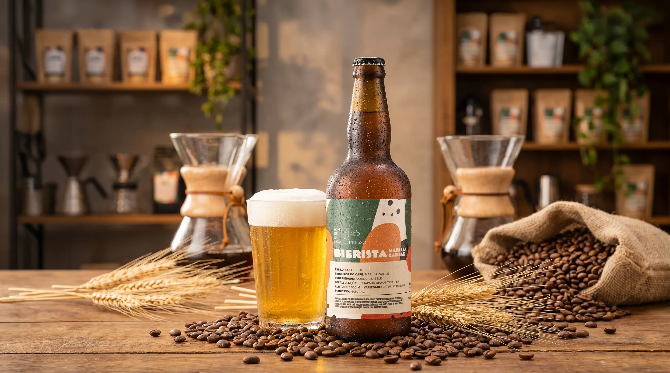 Rótulo de Bierista Marília Zabelê — Coffee Lager