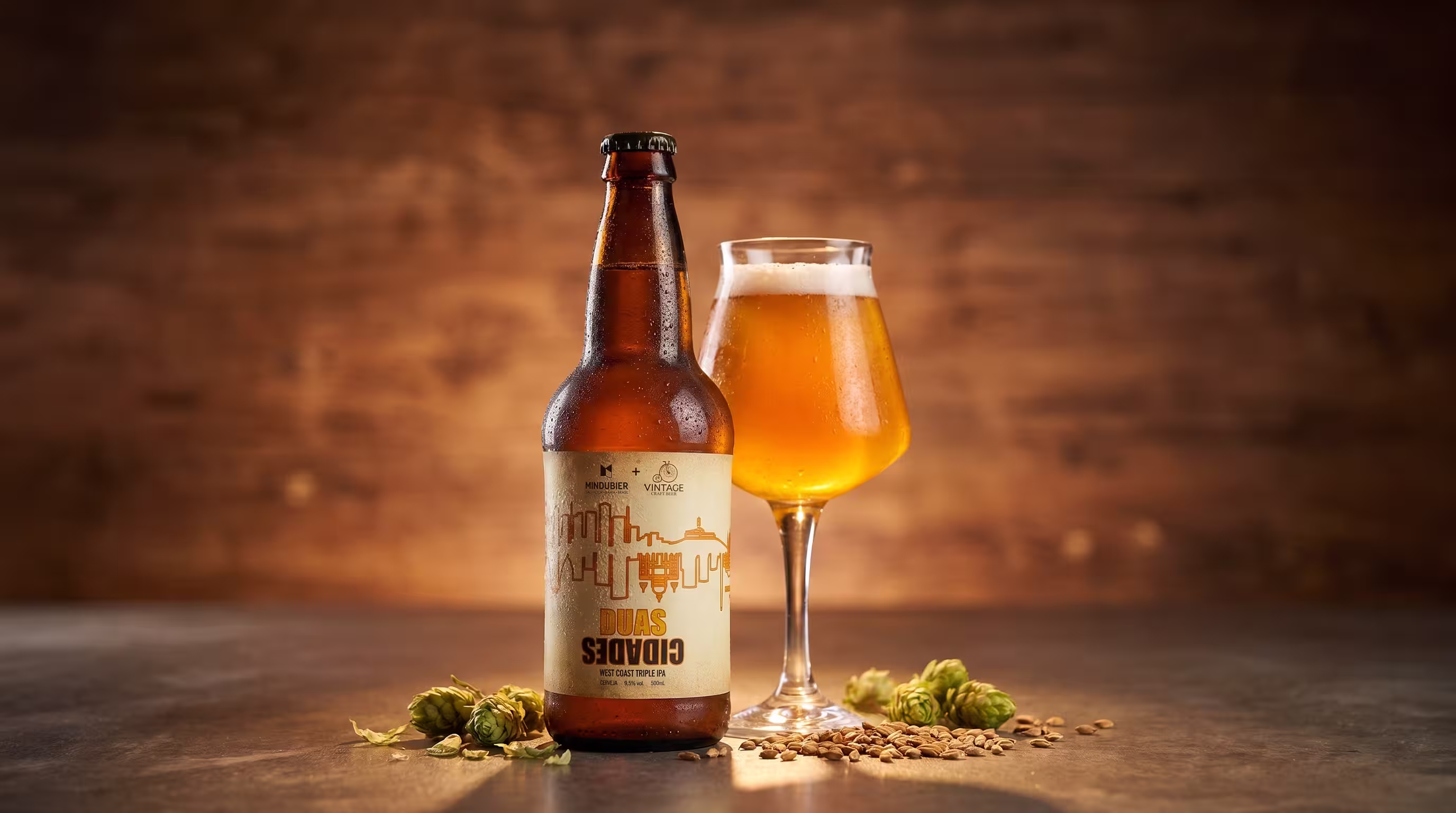 Rótulo de Duas Cidades: SSA — West Coast Triple IPA