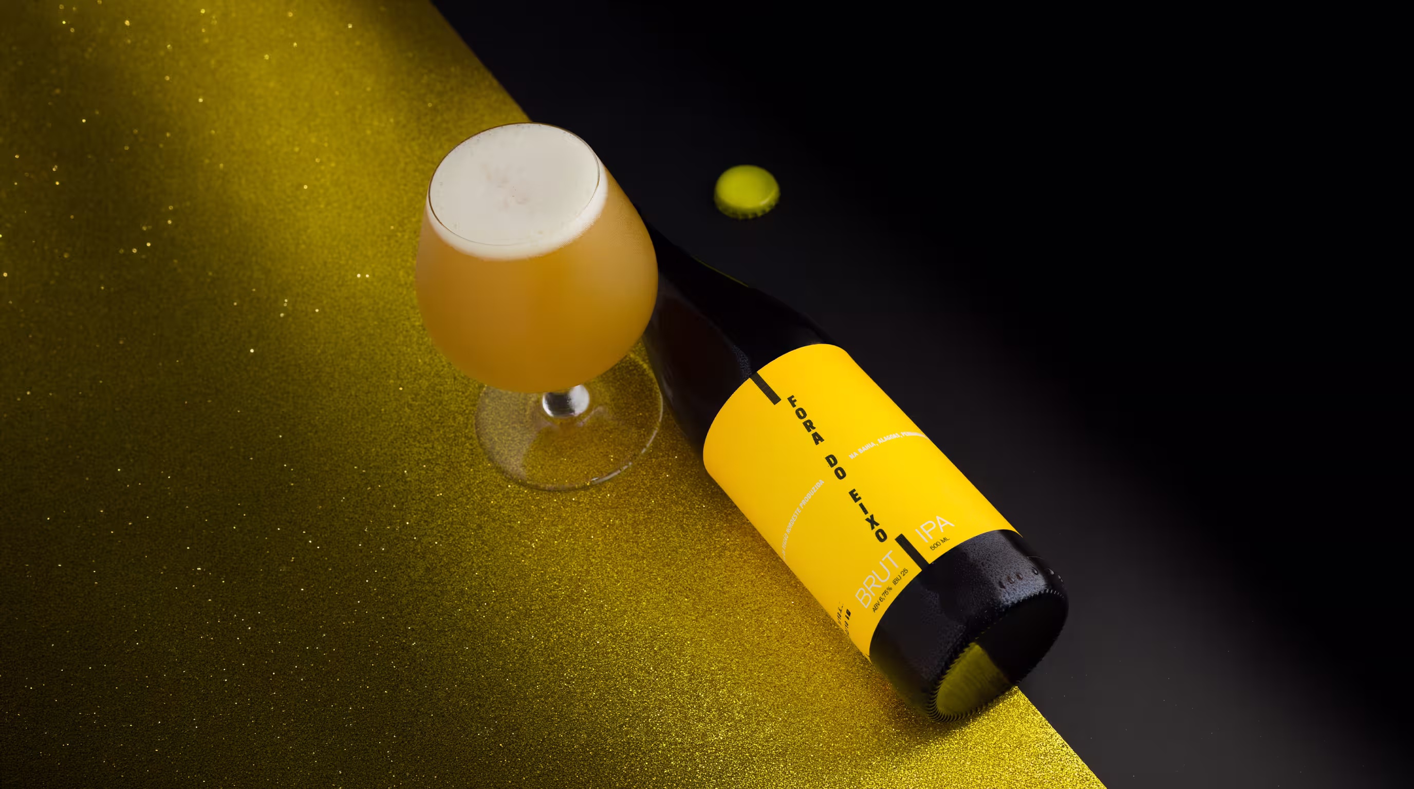 Rótulo de Fora do Eixo — Brut IPA