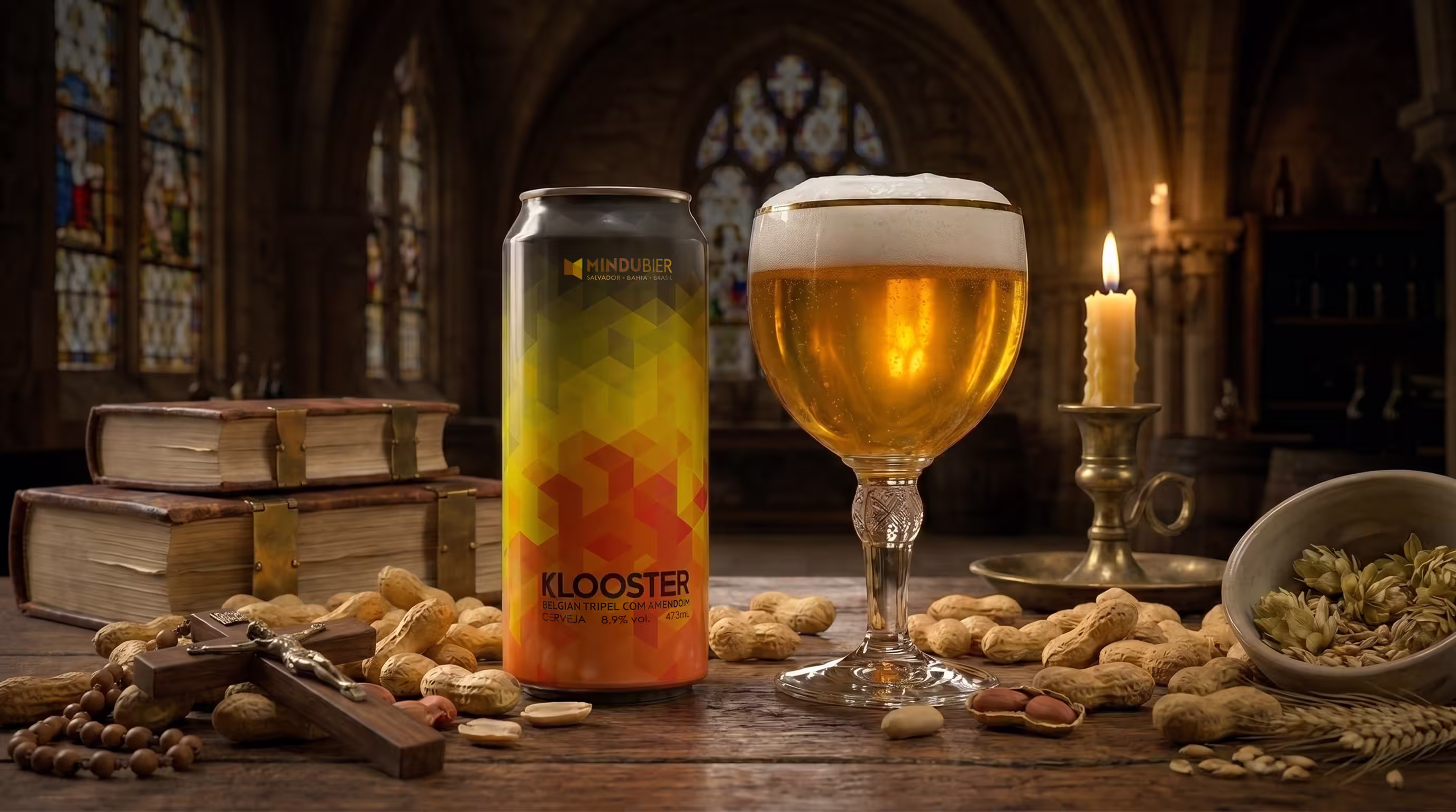 Rótulo de Klooster — Belgian Tripel