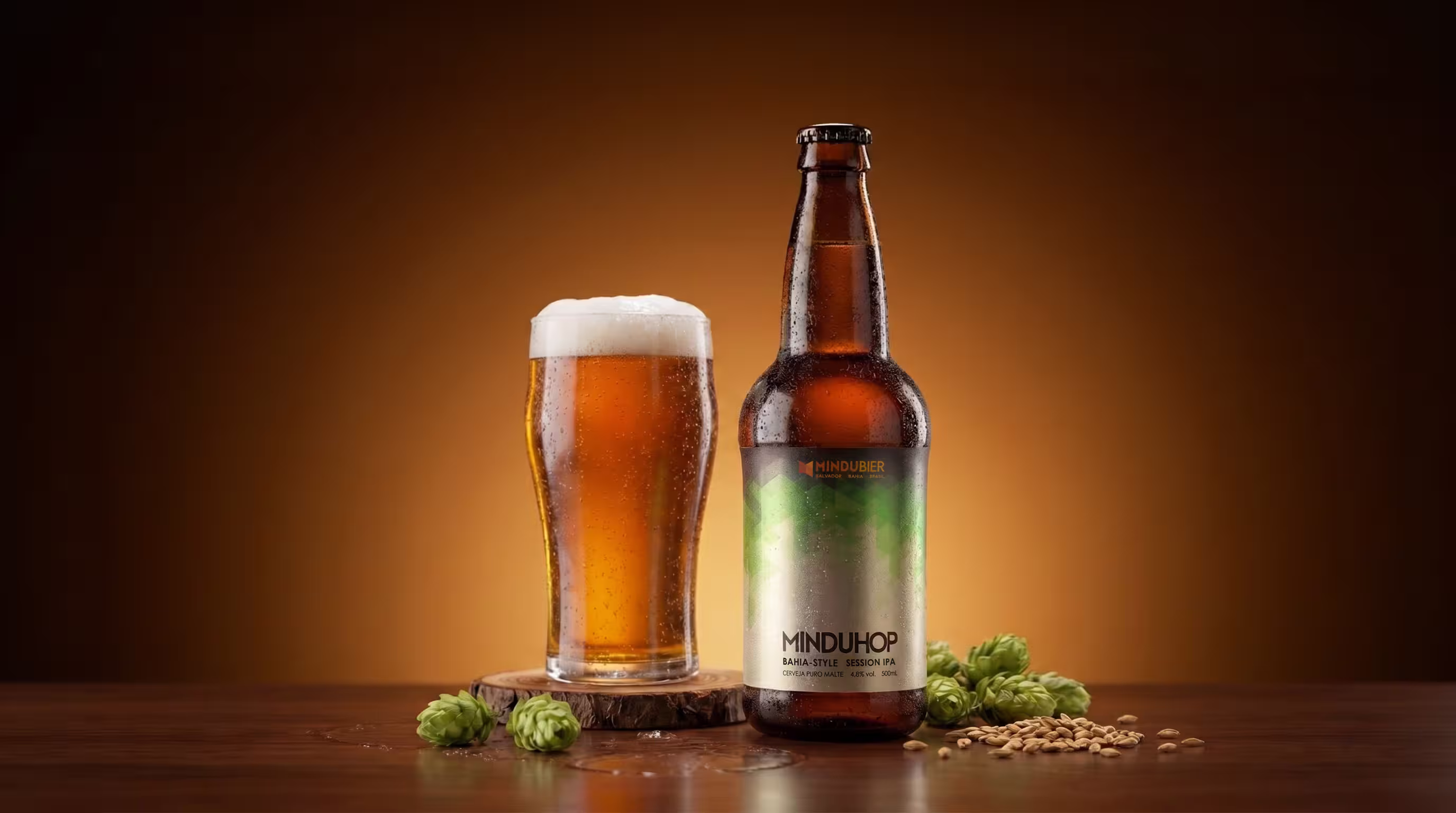 Rótulo de MinduHop — Session IPA