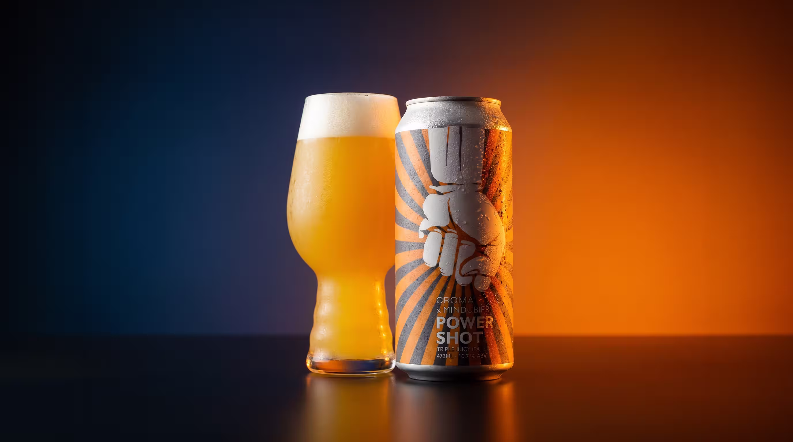 Rótulo de Power Shot — Triple Hazy IPA