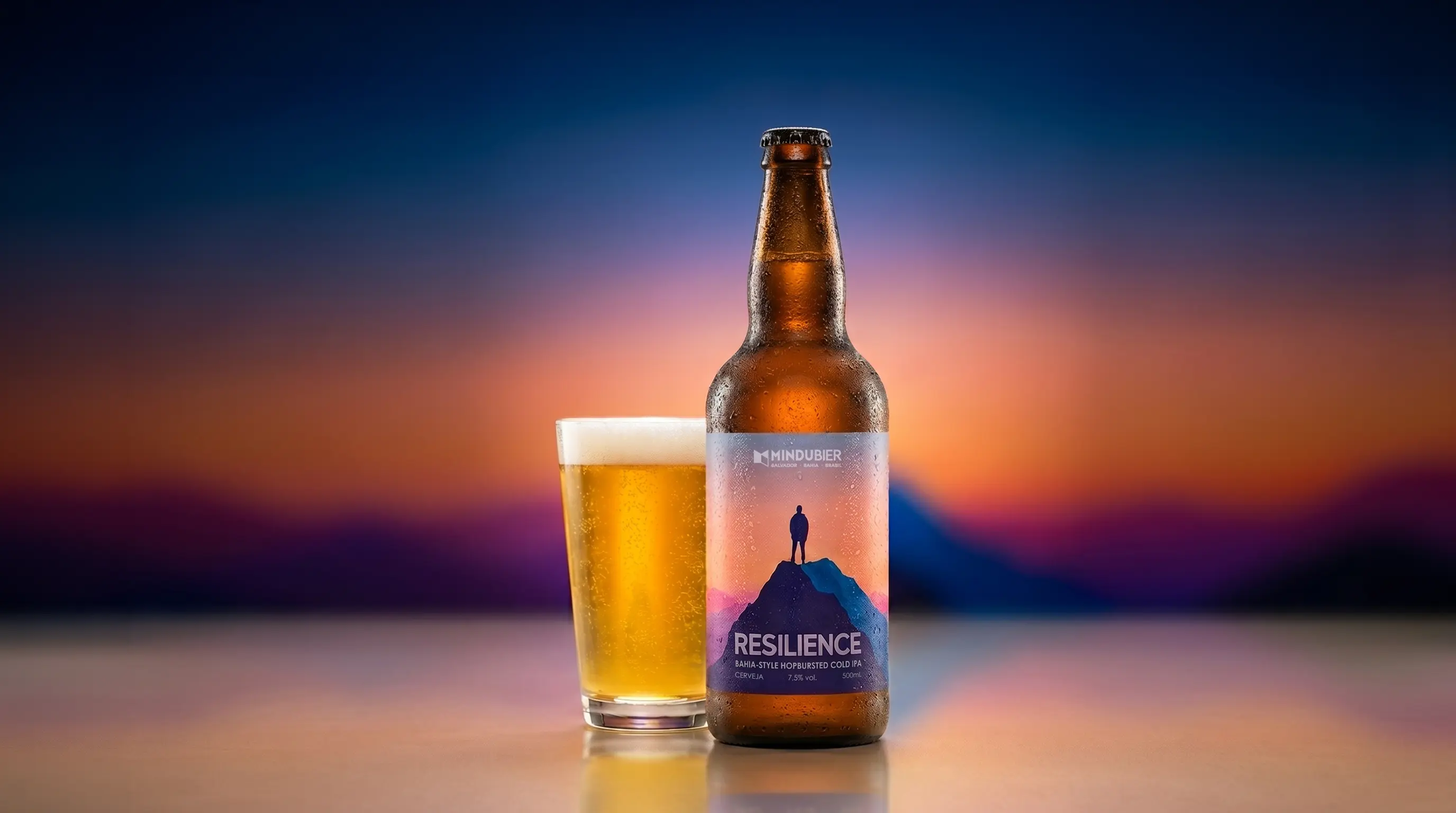 Rótulo de Resilience — Cold IPA